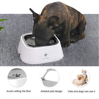 1.5L Dog ABS Plastic Drinking Water Floating Bowl