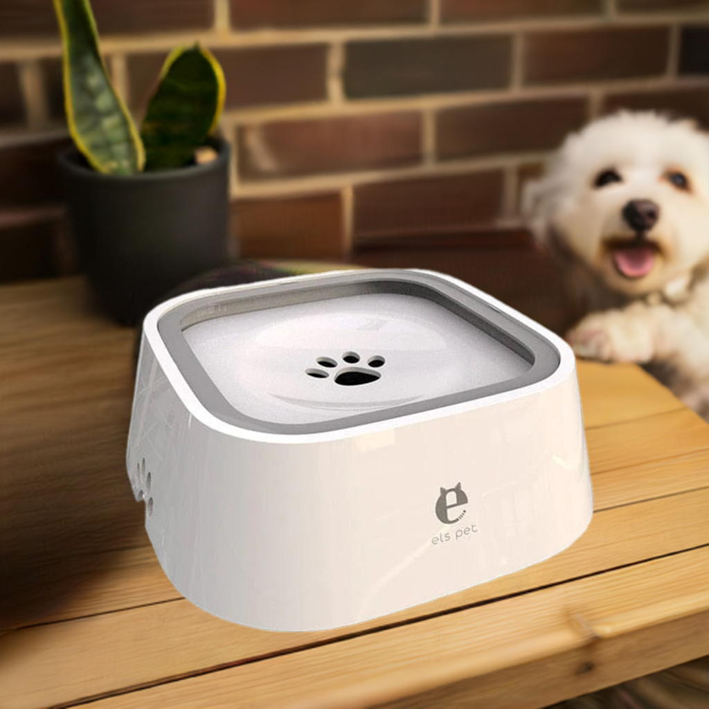 Dog Drinking Water Bowl with Floating Design - Non-Wetting, Non-Skid, Large Capacity